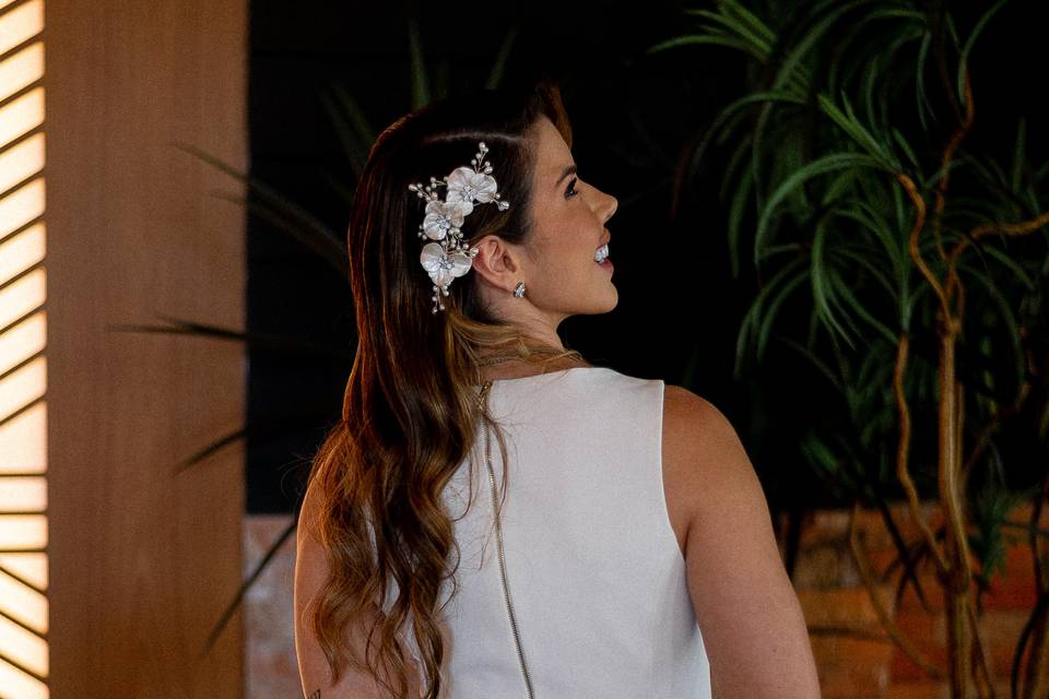 Noiva de costas