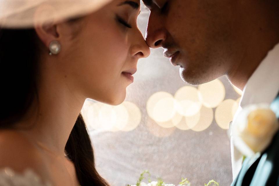 Foto romantica do casal