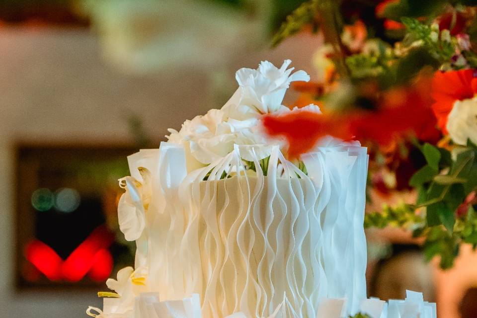 Decoração mil folhas