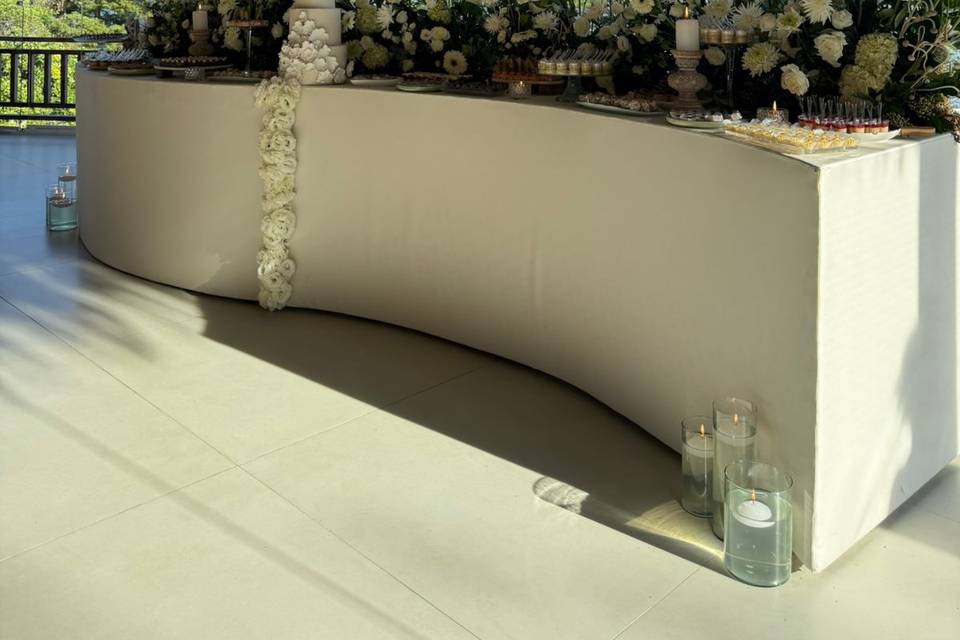 Mesa do bolo