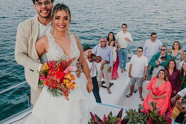 Casamento em alto mar