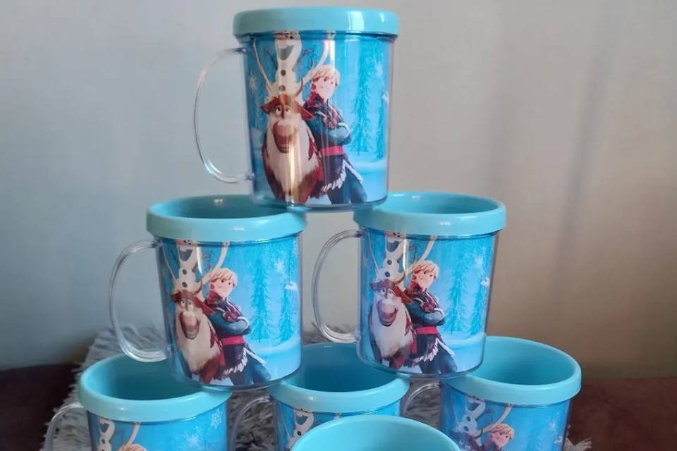 Caneca de acrílico