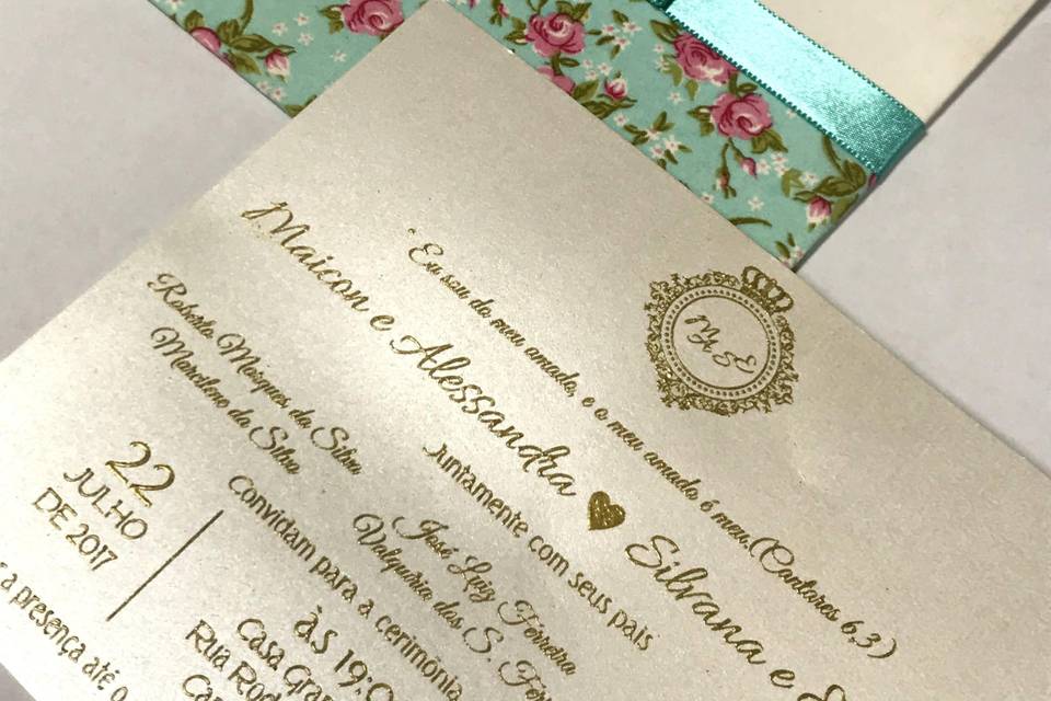 Convite de Casamento