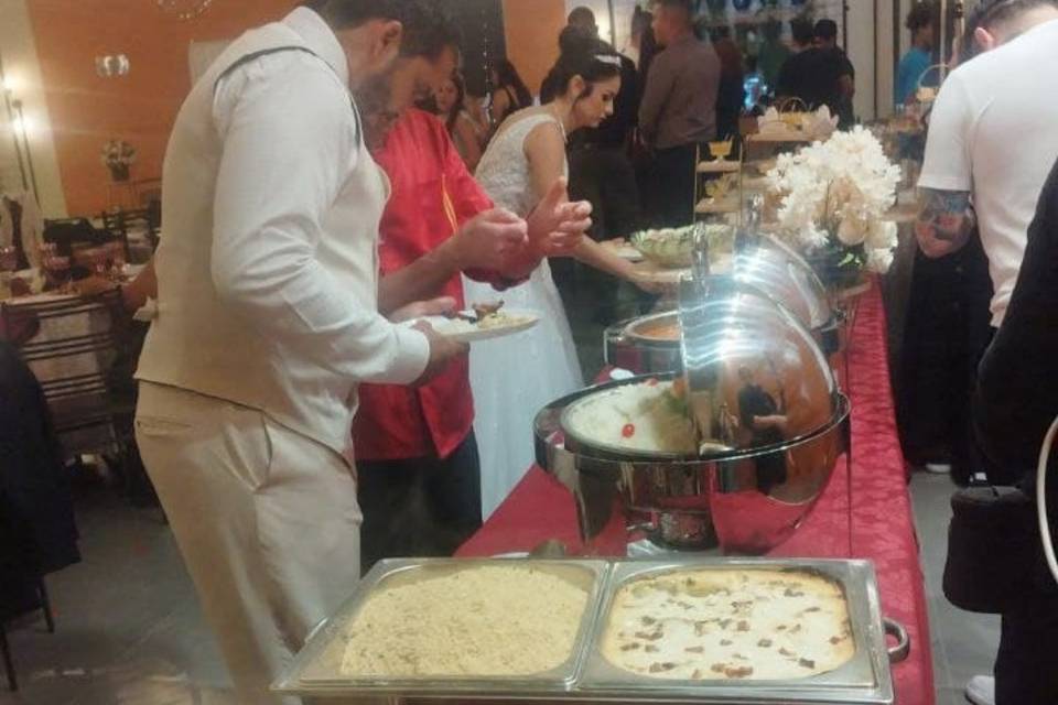 Frango grelhado com legumes