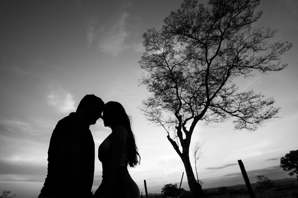 Fotografia em preto e branco