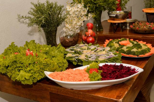 Mesa de saladas