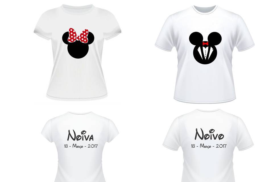 Kit noivos Minnie e Mickey