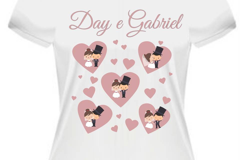 Camiseta Casal Noivos