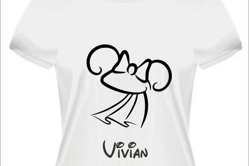 Camiseta Minnie Véu