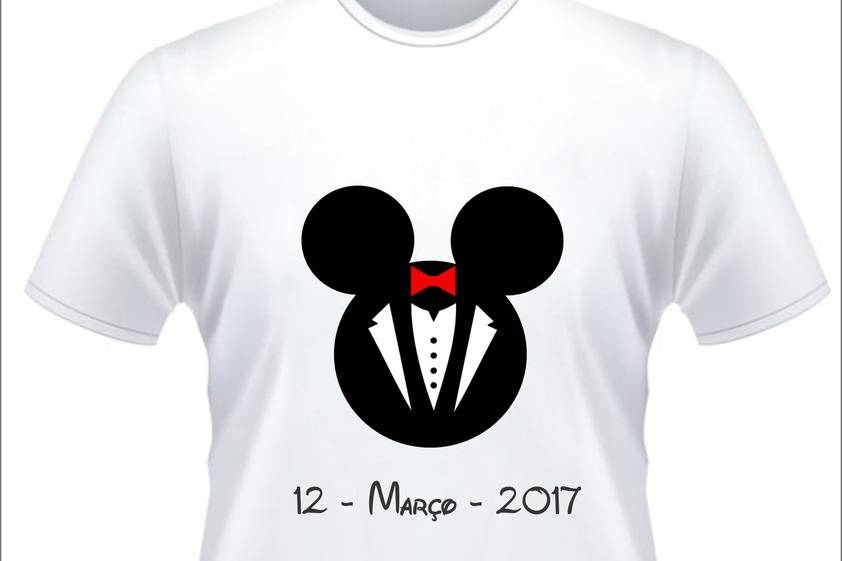 Camiseta Mickey Smoking