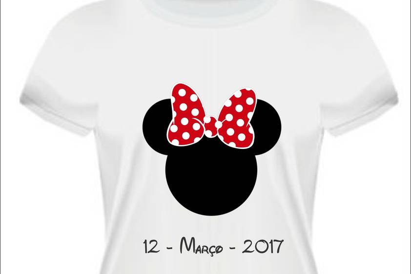 Camiseta Minnie Laço