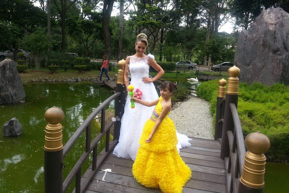 Jardim japonês no zoológico