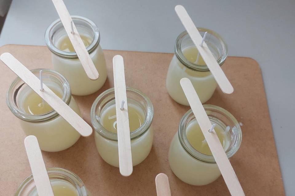 Velas aromatizadas- lembrancin