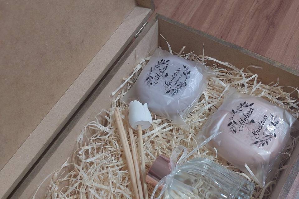 Caixa Padrinhos personalizadas