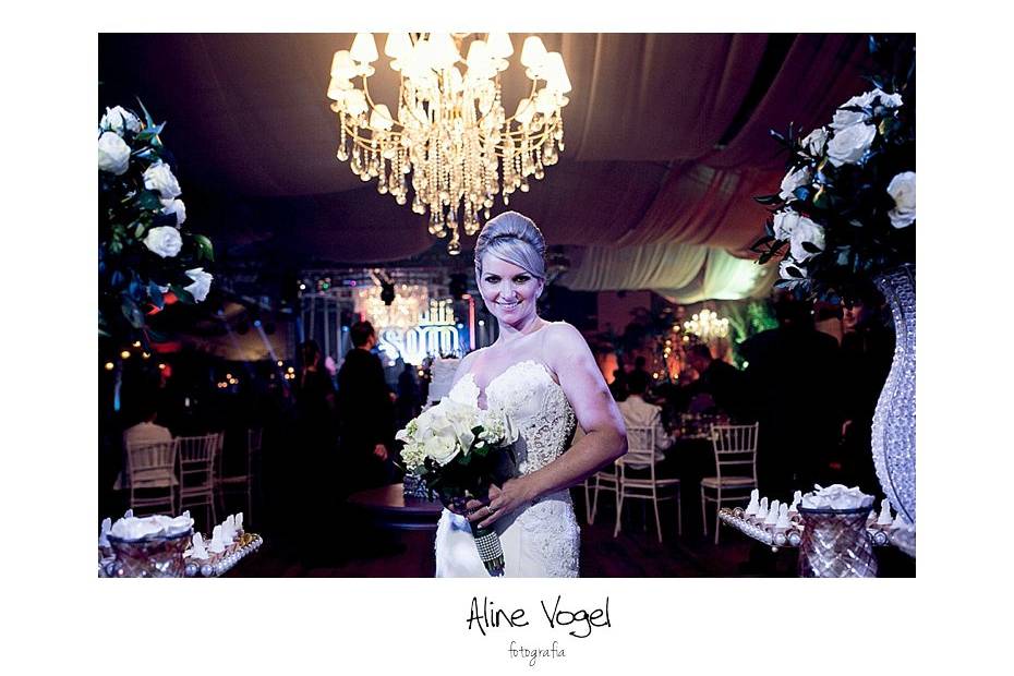 Noiva durante recepção