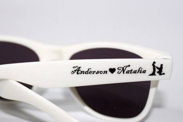 Óculos personalizado branco