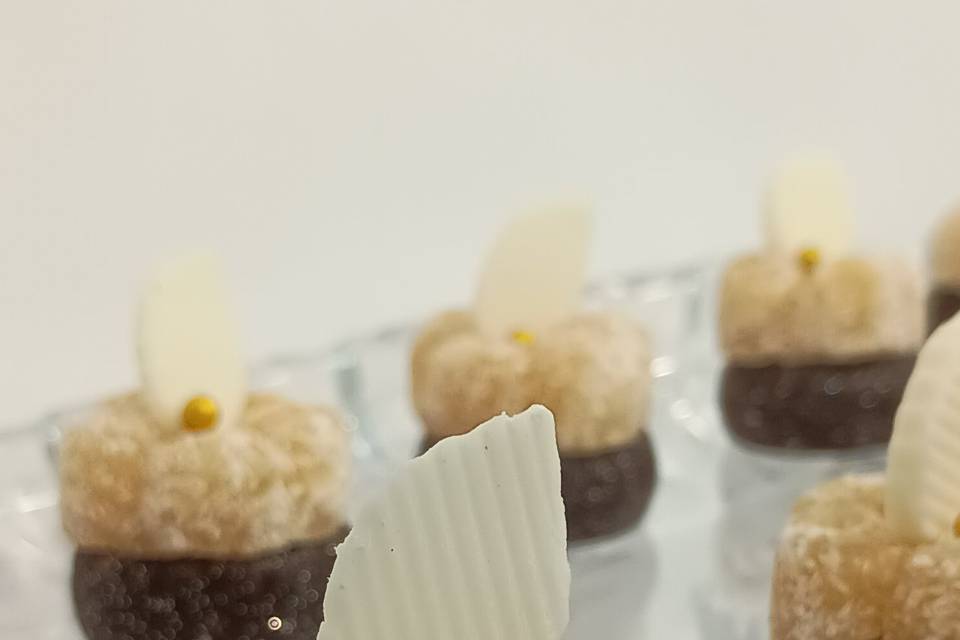 Abacaxi, coco e chocolate