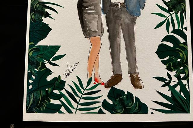 Aquarela ao vivo