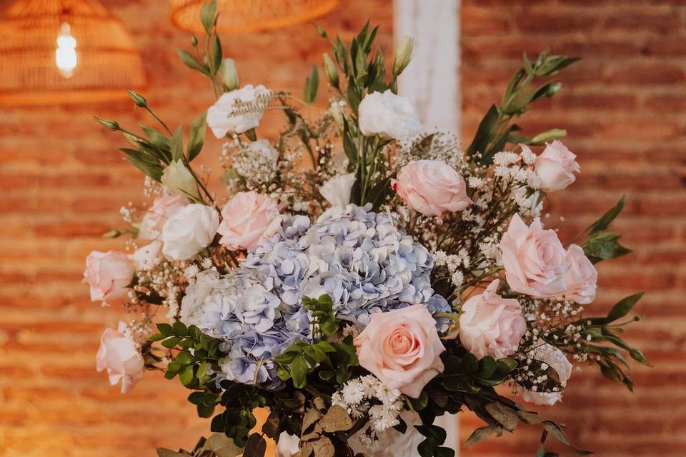 Rosa e azul