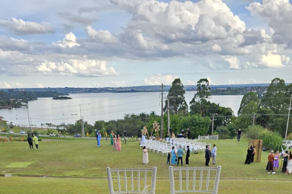 Vista do salão