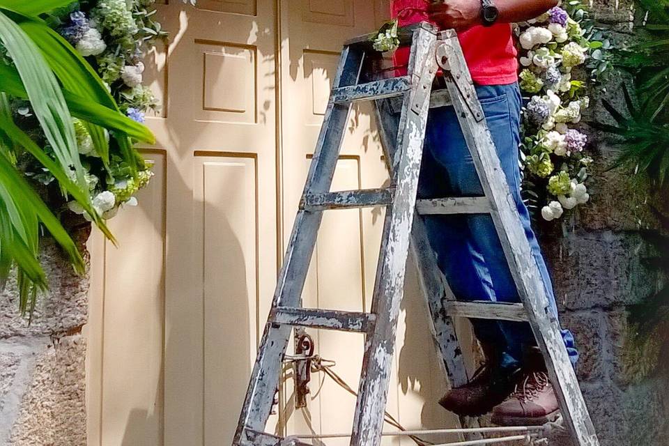 Arco para casamento em arlivre