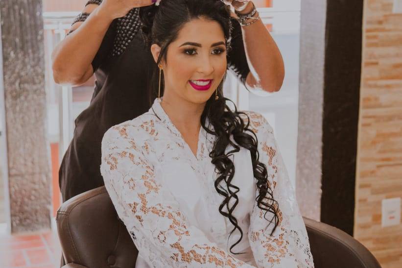 Penteado de casamento