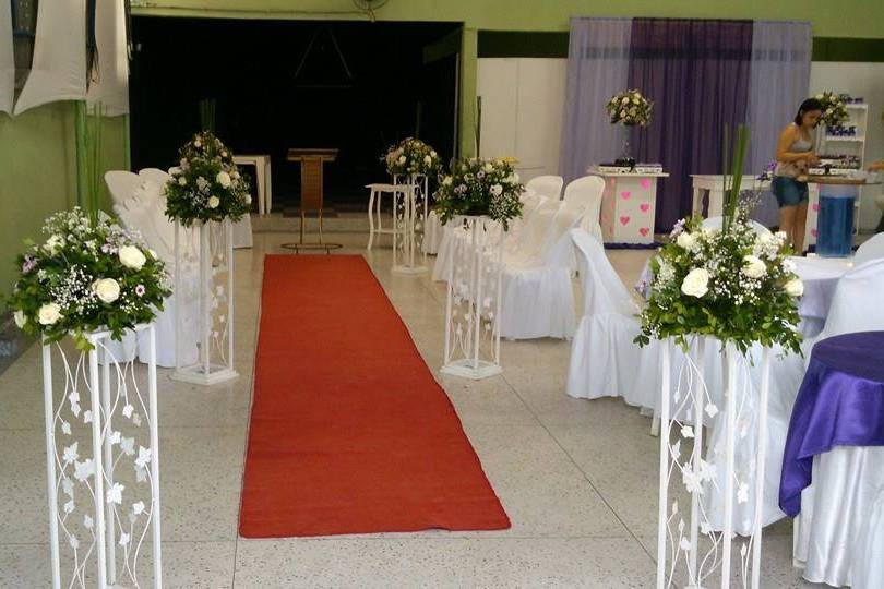 Entrada e altar