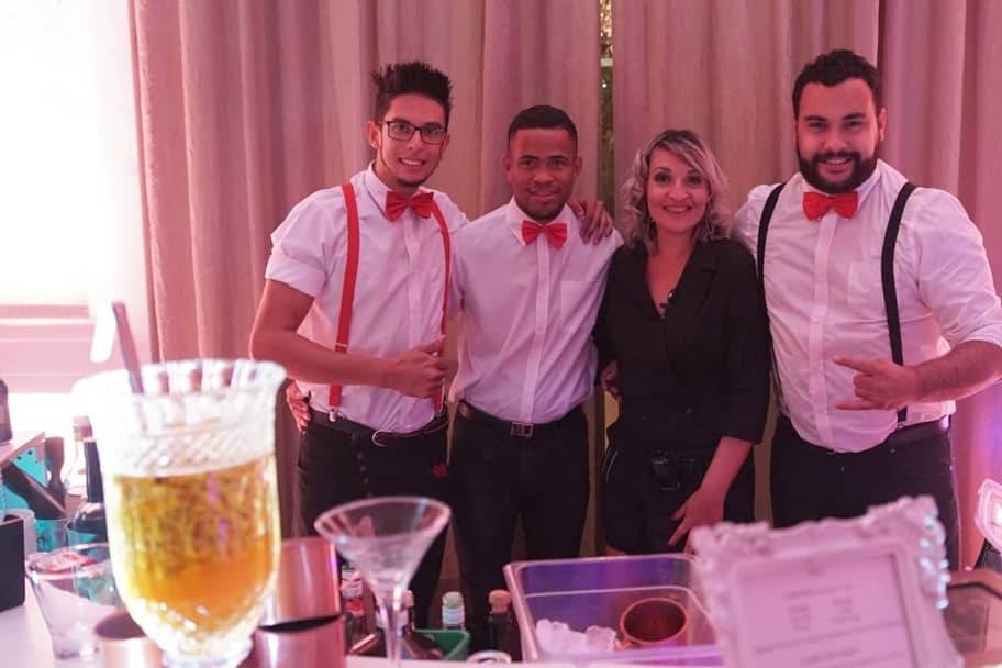 Equipe bartenders