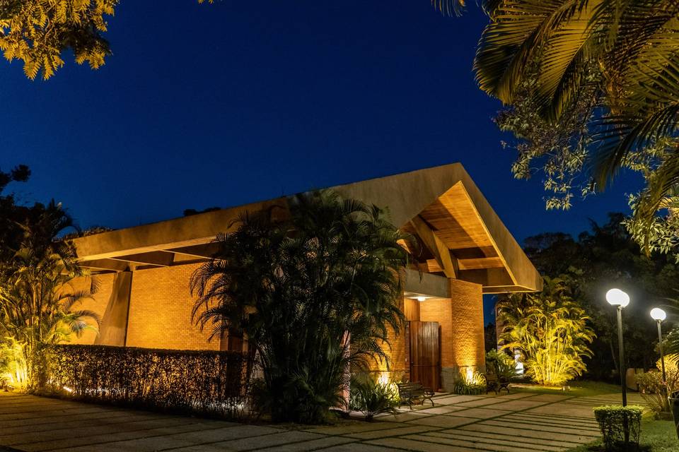 Igreja fachada a noite