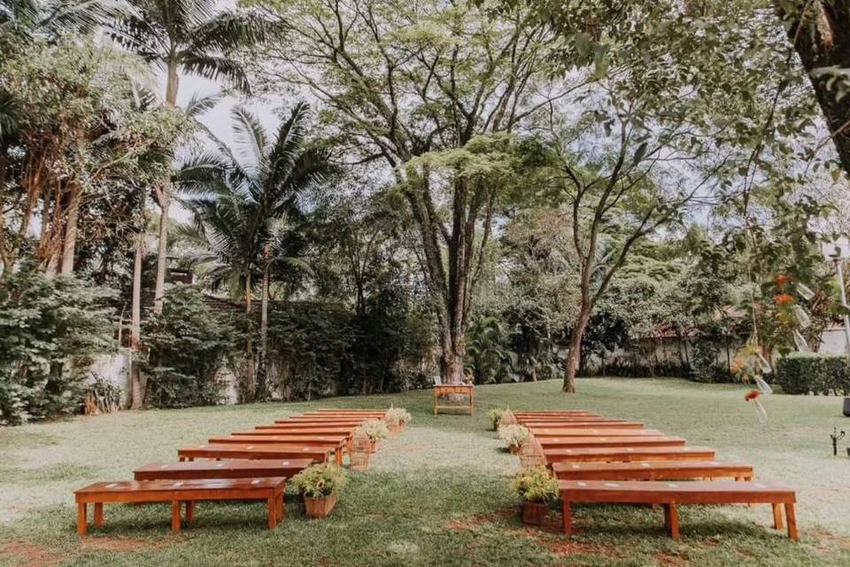 Cerimônia no Jardim