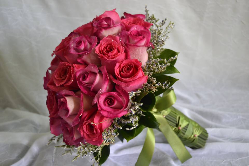 Bouquet rosas pink.