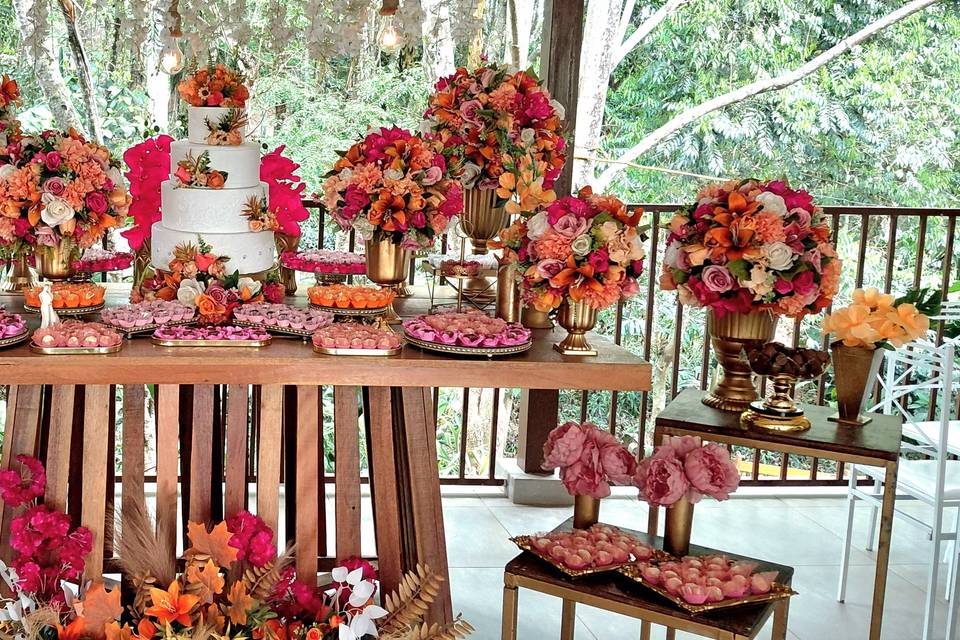 Decoração Fucsia
