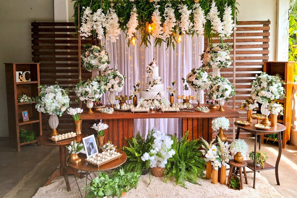 Mesa de casamento