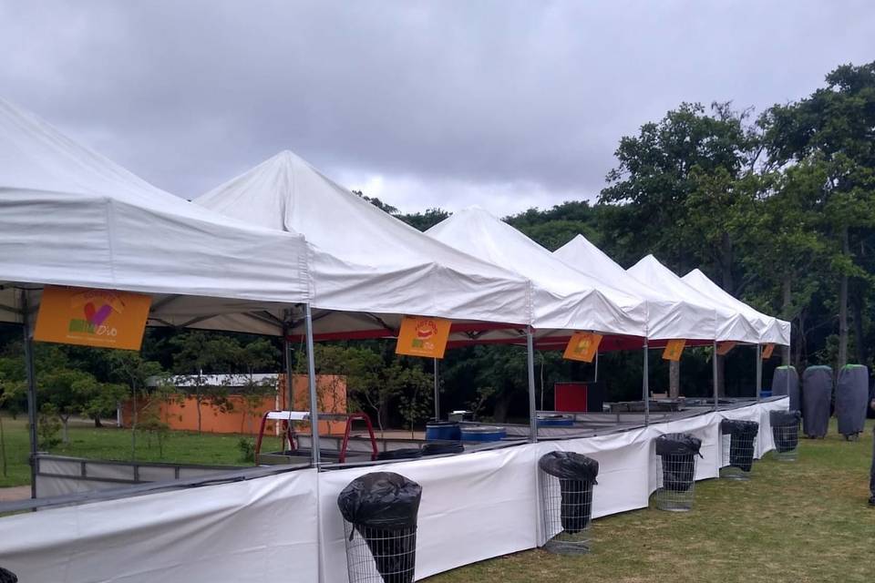 Tenda balcão p/ gastronomia