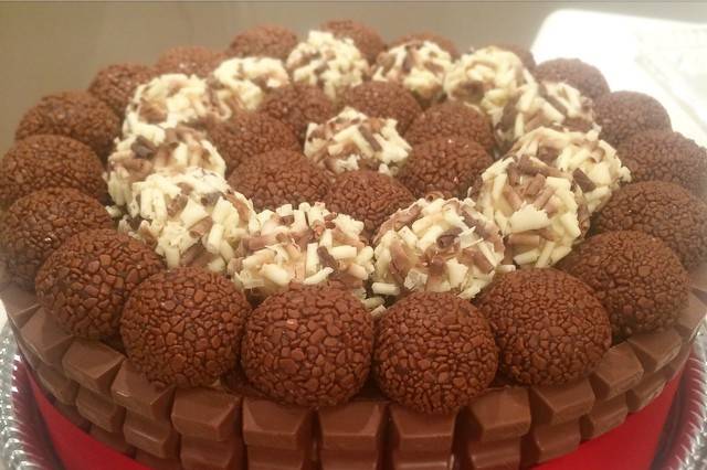 Brigadeiro belga com kinder