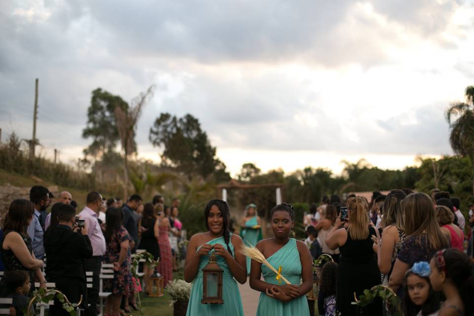 Casamento ao ar livre