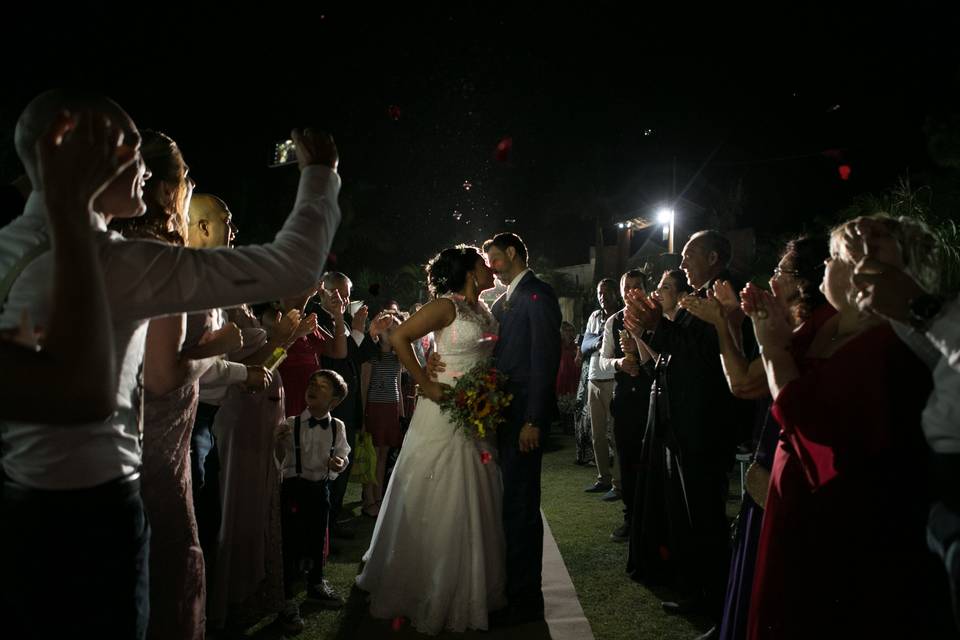 Casamento ao ar livre