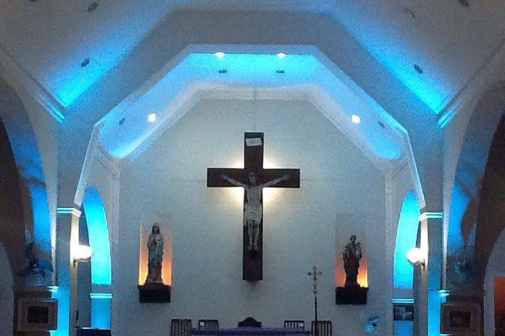 Iluminação decorativa - igreja