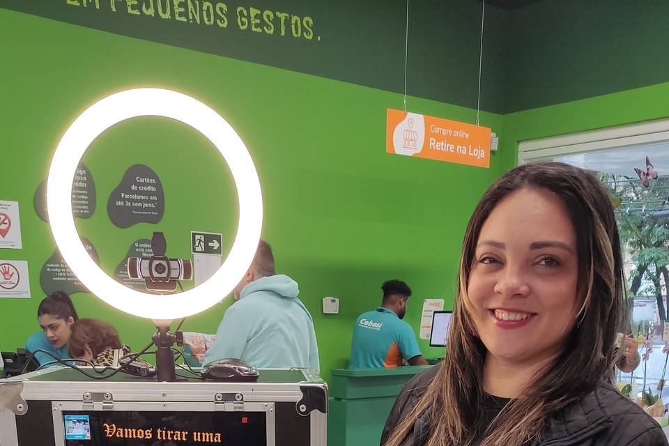 Totem fotográfico Cobasi