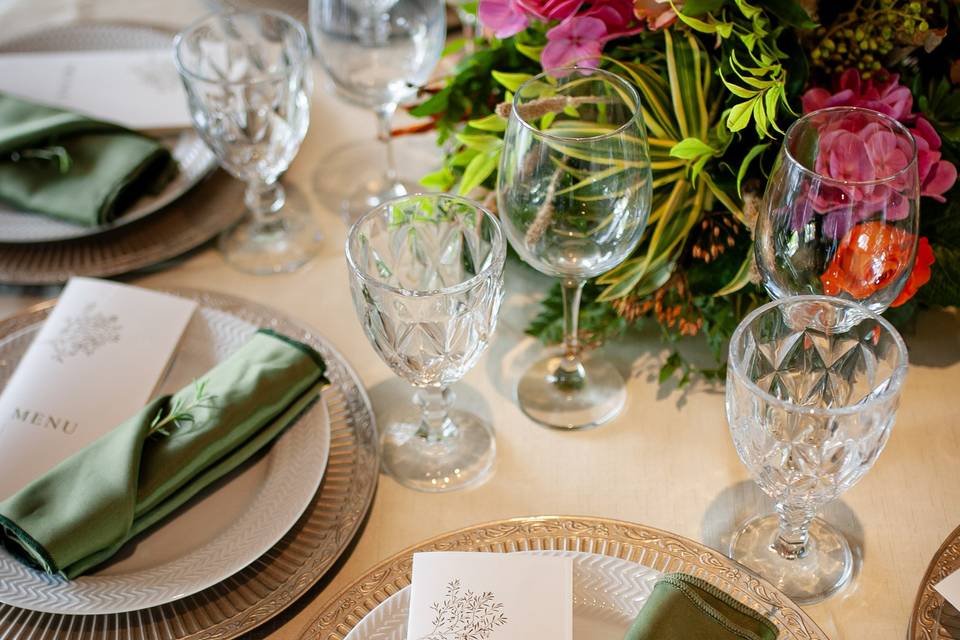 Menu de Mesa para Casamento