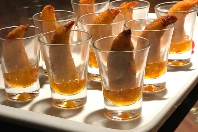 Camarão com pimenta