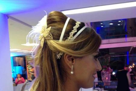 Detalhe do penteado