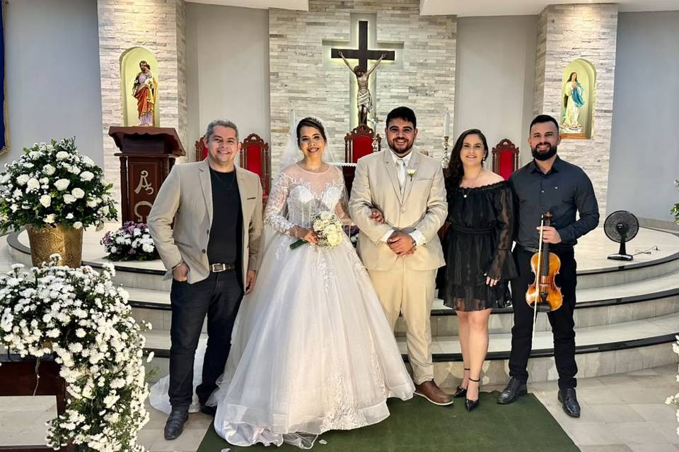 Cerimônia de Milena e Lucas