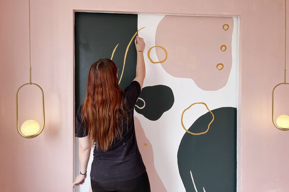 Parede ilustrada