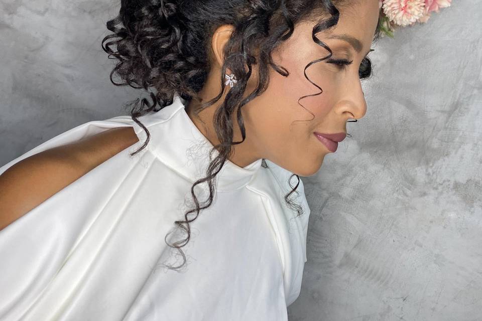 Penteado cabelo cacheado