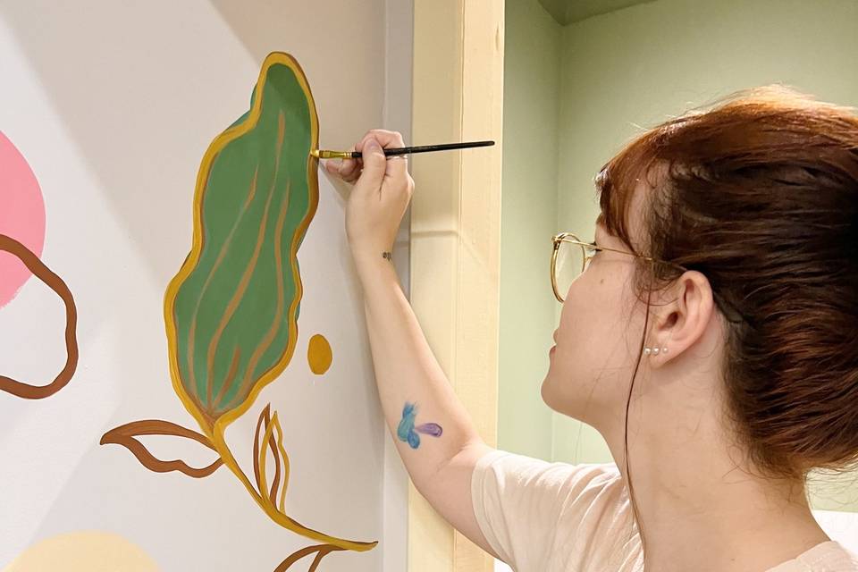 Parede ilustrada