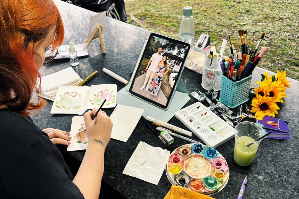 Pinturas ao vivo - eventos