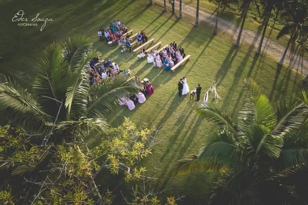 Casamento ao ar livre