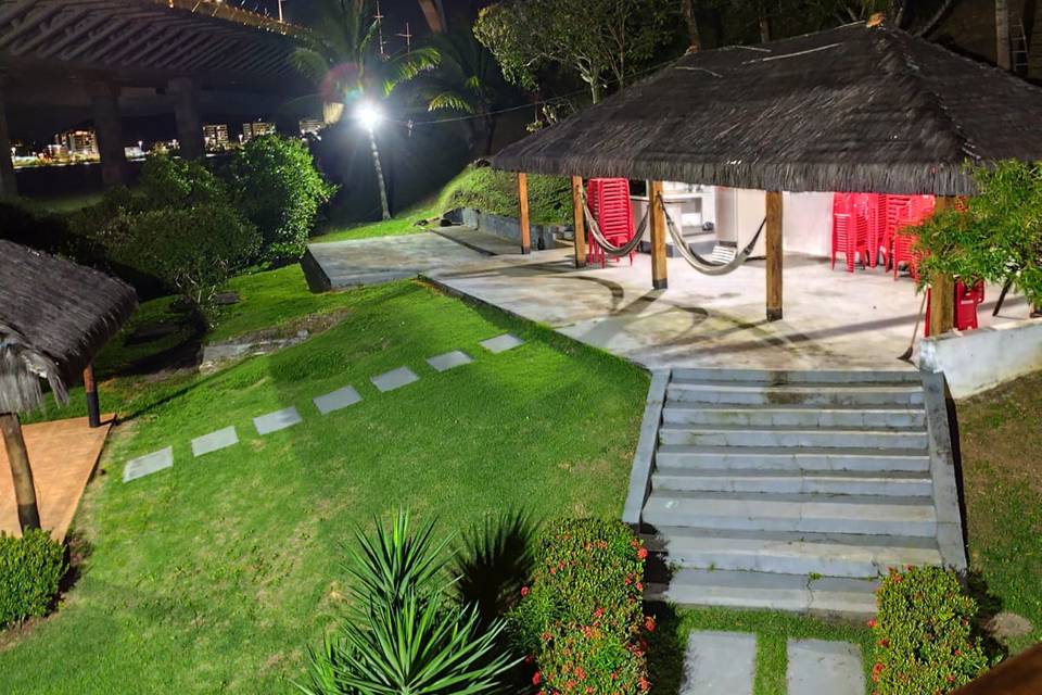Espaço de cozinha coberto