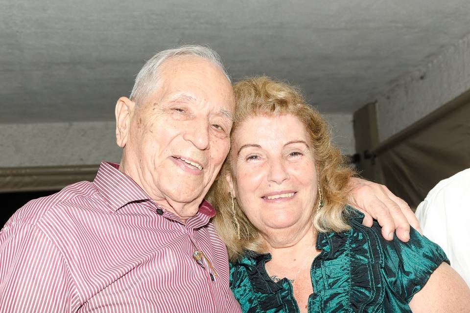 Convidados e familia